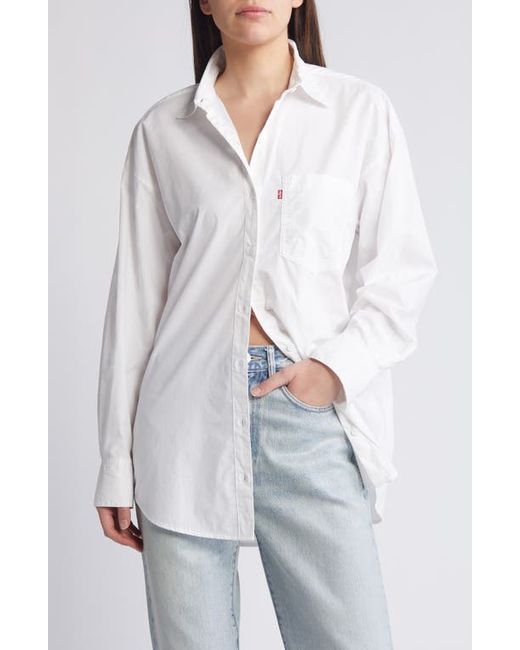 Levi's Lola Oversize Cotton Poplin Button-Up Shirt