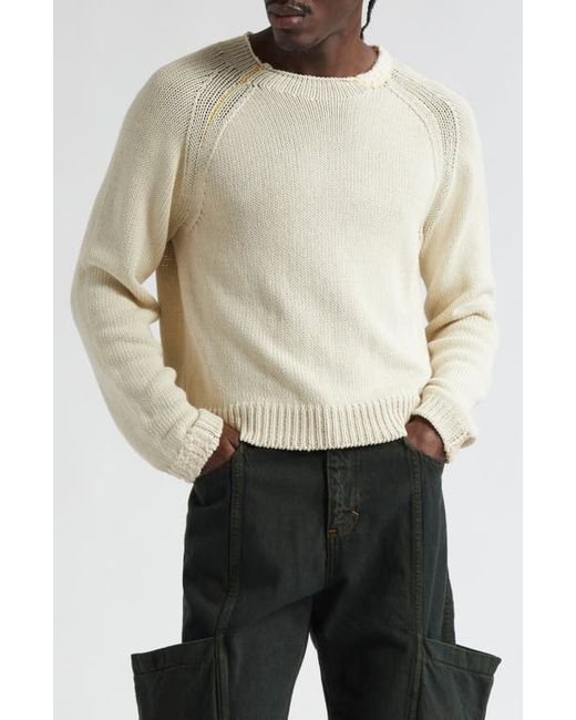 Eckhaus Latta Cinder Raglan Sleeve Sweater