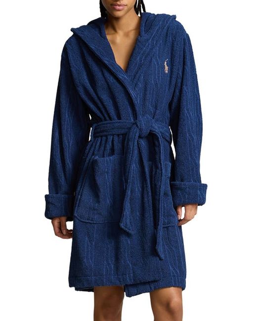 Polo Ralph Lauren Hooded Jacquard Robe