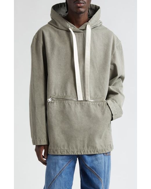 J.W.Anderson Garment Dyed Cotton Hoodie