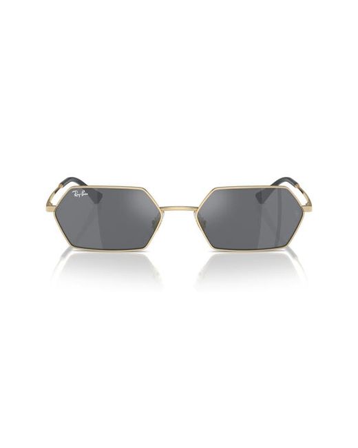 Ray-Ban Yevi 58mm Rectangular Sunglasses