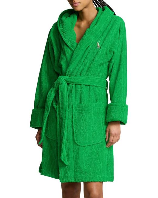 Polo Ralph Lauren Hooded Jacquard Robe