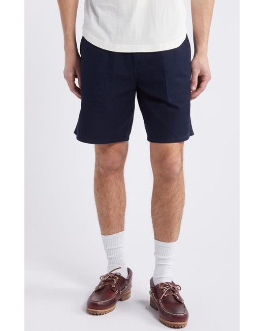 Foret Sienna Check Textured Organic Cotton Ripstop Shorts