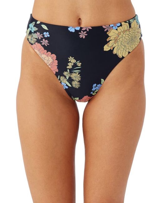 O'Neill Kali Floral High Cut Bikini Bottoms