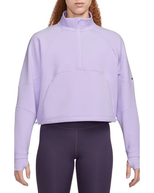 Nike Dri-FIT Prima Half Zip Pullover Lilac Bloom/Black