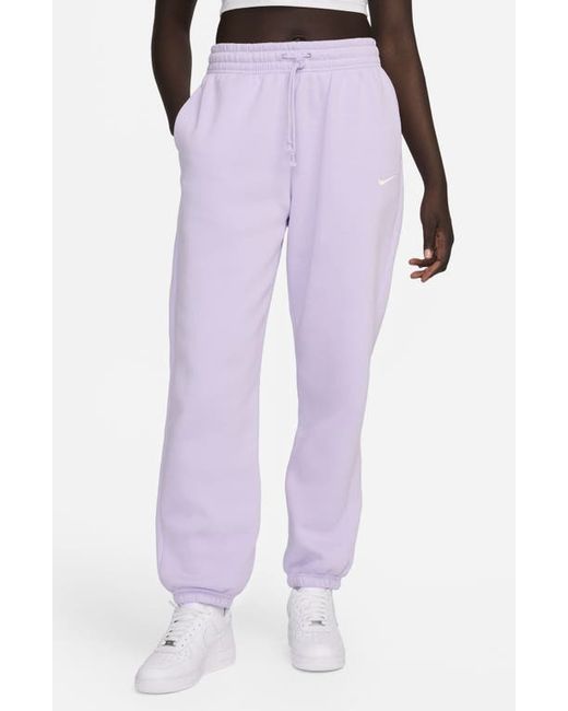 Nike Phoenix Oversize Fleece Sweatpants Violet Mist/Sail