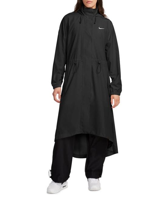 Nike Essential Longline Trench Coat Black