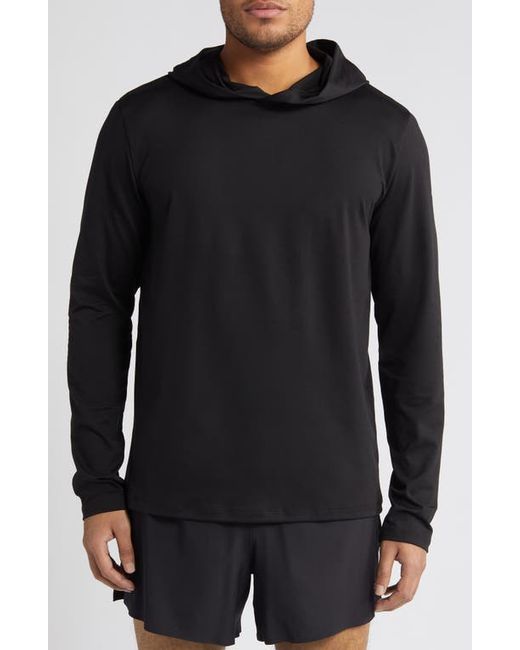 Alo Conquer Reform Performance Hooded Long Sleeve T-Shirt