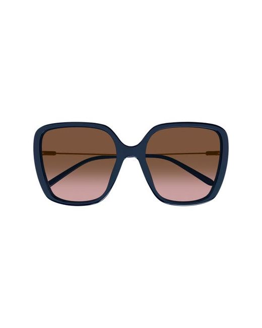 Chloé 57mm Gradient Square Sunglasses