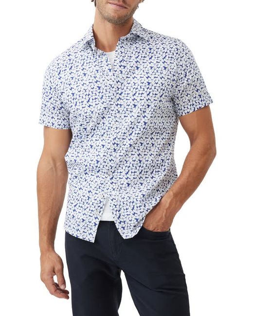 Rodd & Gunn Mitchies Crossing Sports Fit Floral Short Sleeve Cotton Button-Up Shirt