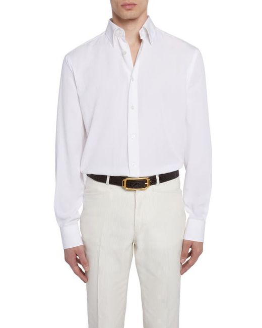 Tom Ford Parachute Slim Fit Button-Up Shirt