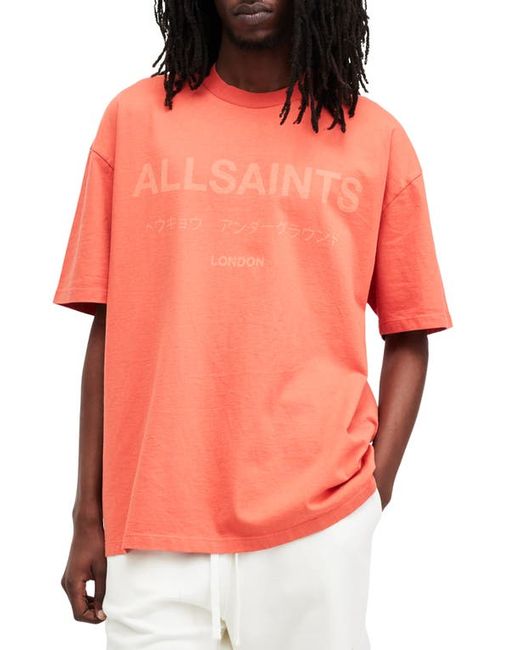 AllSaints Laser Logo Graphic T-Shirt