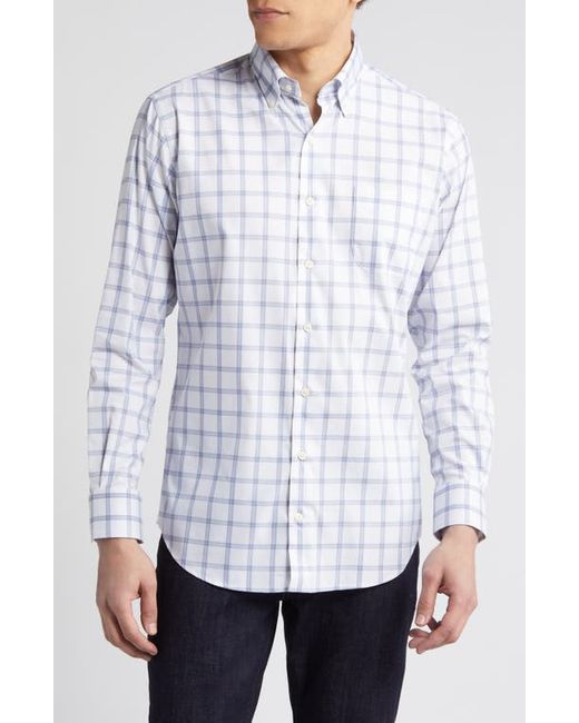 Peter Millar Crown Lite Stretch Cotton Button-Down Shirt White