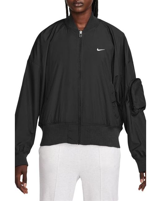 Nike Sportswear Essentials Oversize Bomber Jacket Black