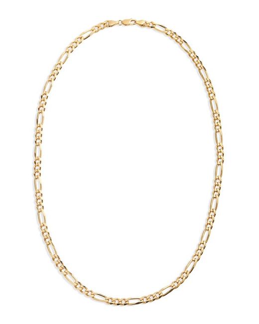 Argento Vivo Sterling Silver Figaro Chain Necklace