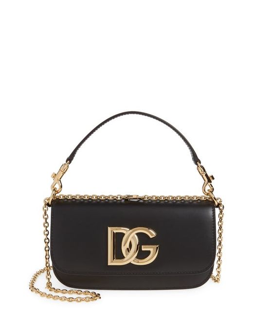 Dolce & Gabbana 3.5 Leather Top Handle Bag