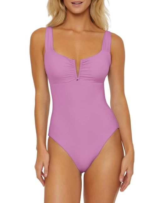 Becca Code V-Wire One-Piece Swimsuit
