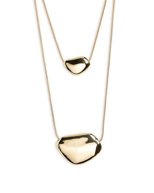 Nordstrom Layered Pebble Pendant Necklace