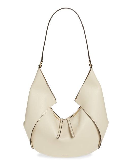 Ree Projects Large Riva Pebbled Leather Hobo Bag