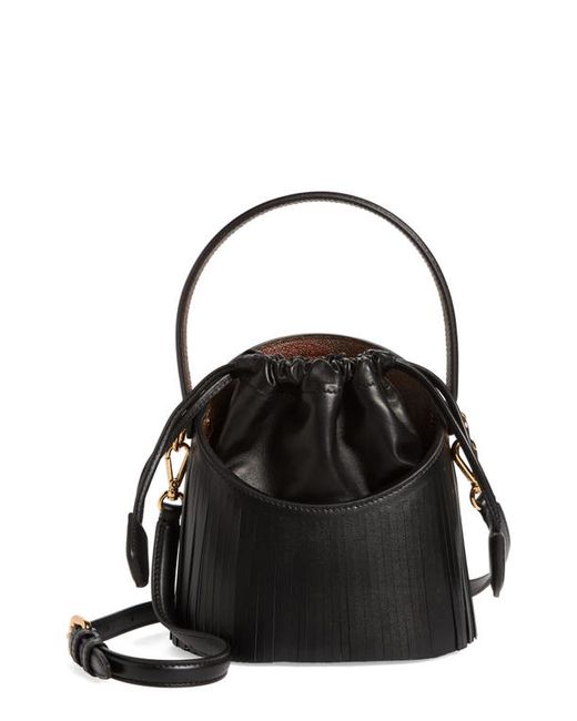 Etro Small Saturno Leather Bucket Bag