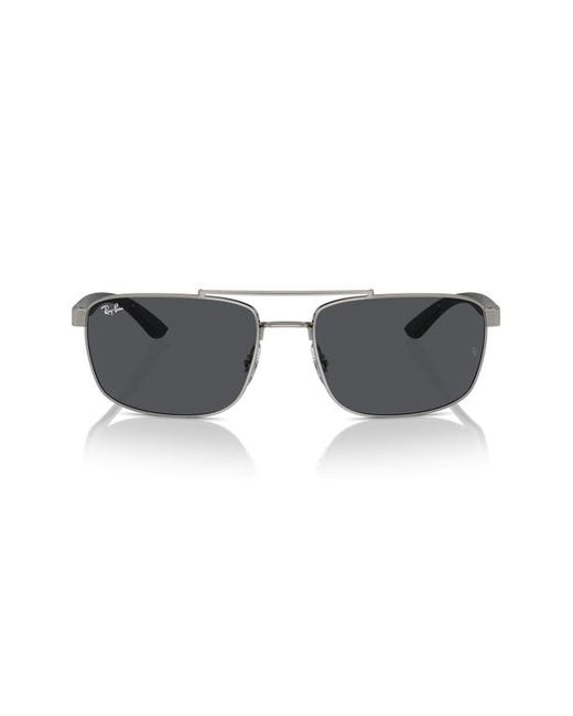 Ray-Ban 60mm Rectangular Sunglasses