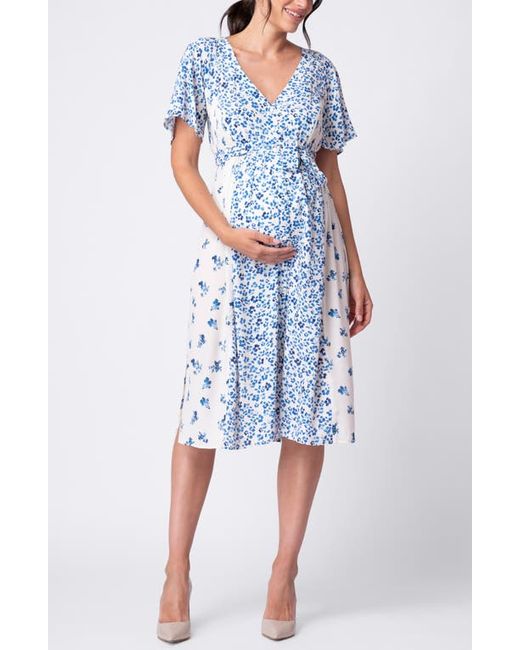 Séraphine Flutter Sleeve Maternity/Nursing Dress