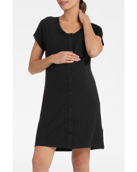 Séraphine Button-Up Maternity Nightgown