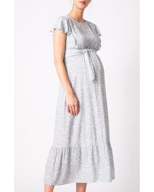 Séraphine Sage Maternity/Nursing Dress