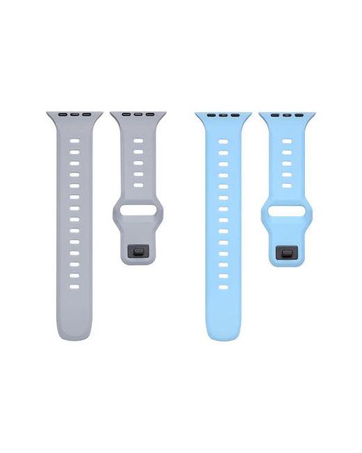 The Posh Tech Assorted 2-Pack Silicone Apple Watch Watchbands