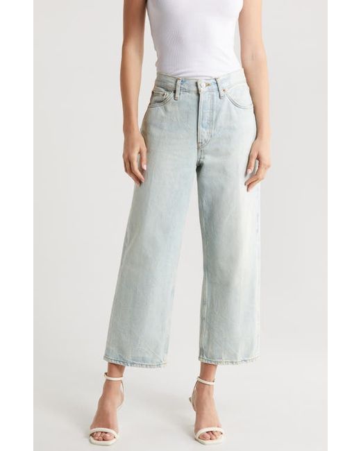 Re/Done Loose Crop Organic Cotton Jeans