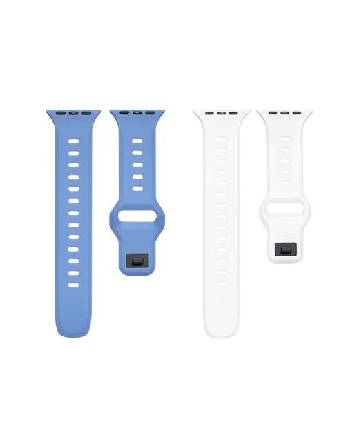 The Posh Tech Assorted 2-Pack Silicone Apple Watch Watchbands