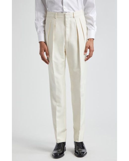 Tom Ford Atticus Tailored Silk Trousers