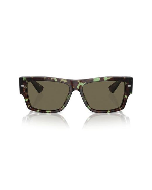 Dolce & Gabbana 55mm Rectangular Sunglasses