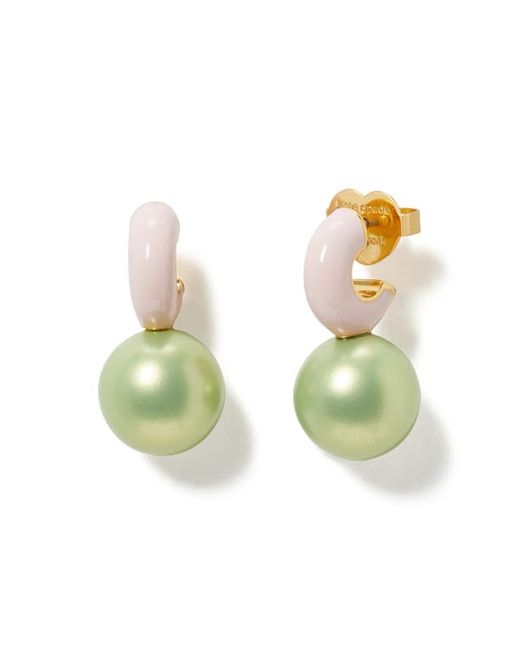 Kate Spade New York imitation pearl drop earrings