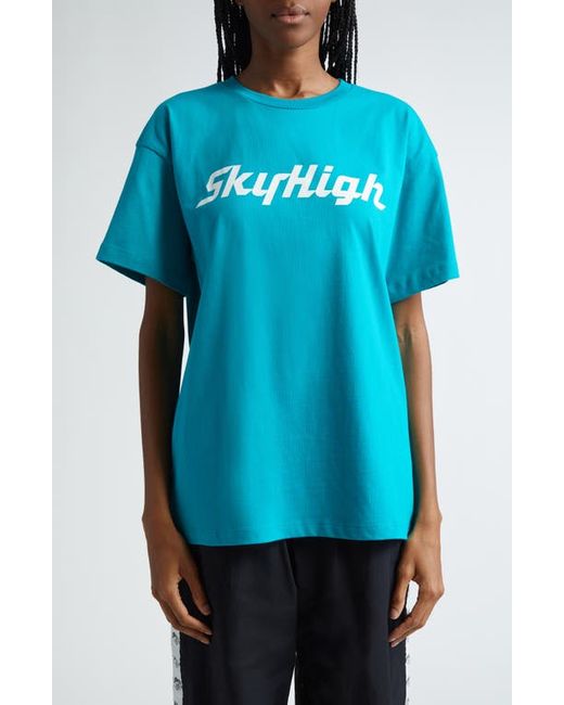 Sky High Farm Workwear Gender Inclusive Construction Logo Organic Cotton Graphic T-Shirt