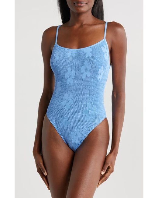 Bond Eye Low Place Texture One-Piece Swimsuit