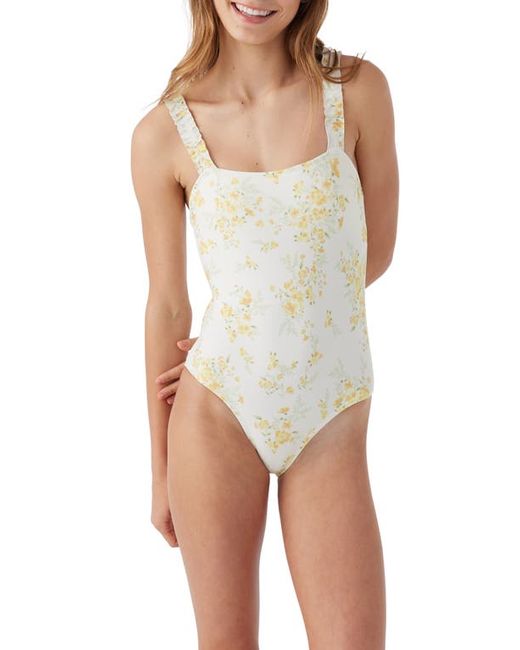 O'Neill Tatianna Ruffle Strap One-Piece Swimsuit