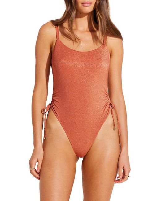 Vitamin A® Vitamin A Gemma Cinched Tie One-Piece Swimsuit