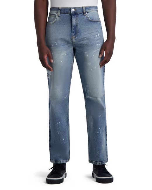 Karl Lagerfeld Splatter Straight Leg Jeans