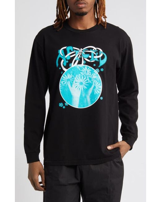 Afield Out Petals Long Sleeve Cotton Graphic T-Shirt