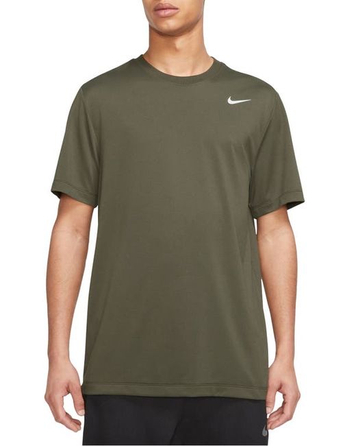Nike Dri-FIT Legend T-Shirt Medium Olive/White