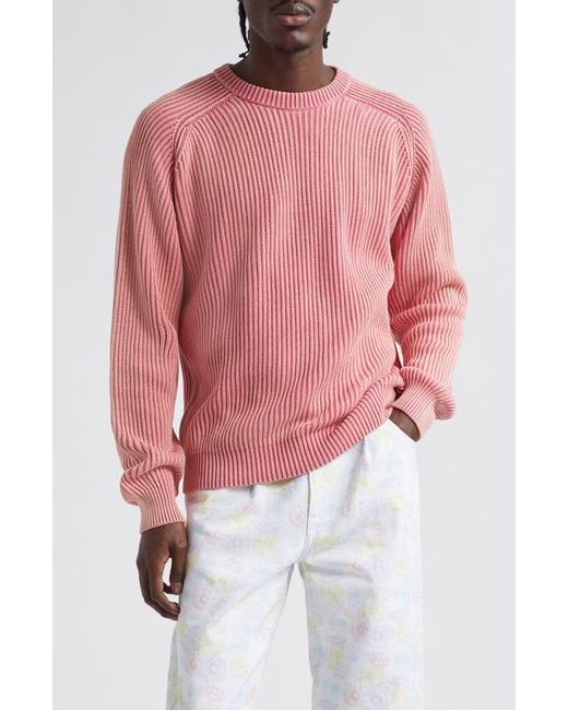Noah NYC Summer Cotton Shaker Stitch Sweater