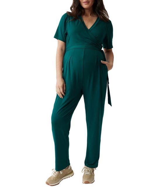 Ingrid & Isabel® Ingrid Isabel Crop Jersey Maternity/Nursing Jumpsuit