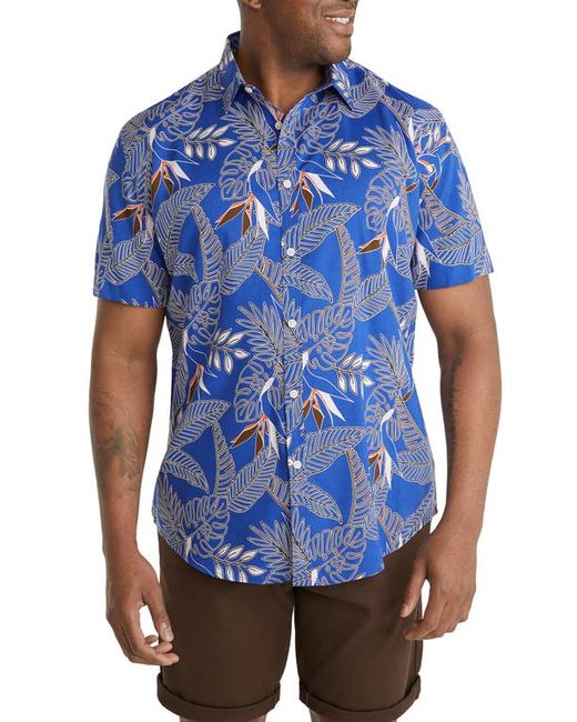 Johnny Bigg Java Tropical Short Sleeve Button-Up Shirt