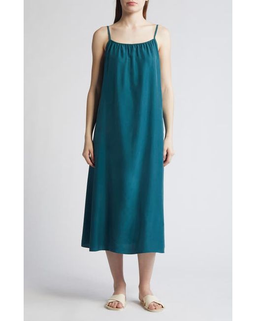 Eileen Fisher Cami Silk Maxi Dress