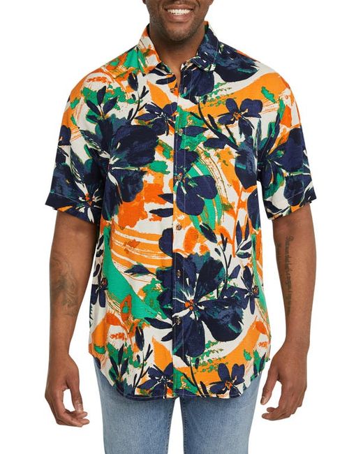 Johnny Bigg Honduras Floral Short Sleeve Button-Up Shirt