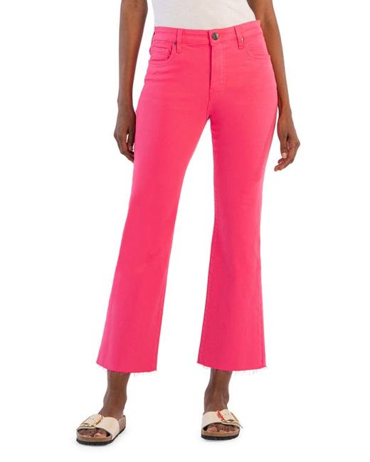 KUT from the Kloth Kelsey High Waist Flare Ankle Jeans