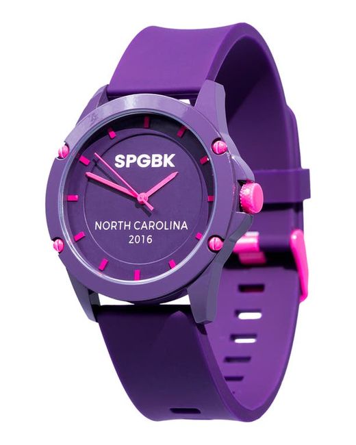 Spgbk Watches Montclair Silicone Strap Watch 44mm Pink