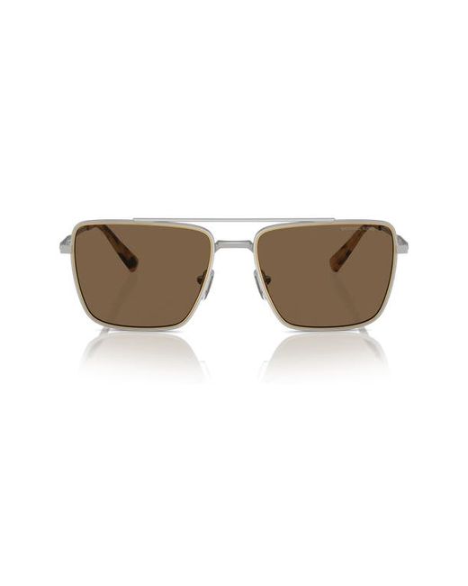Michael Kors Blue Ridge 58mm Square Sunglasses