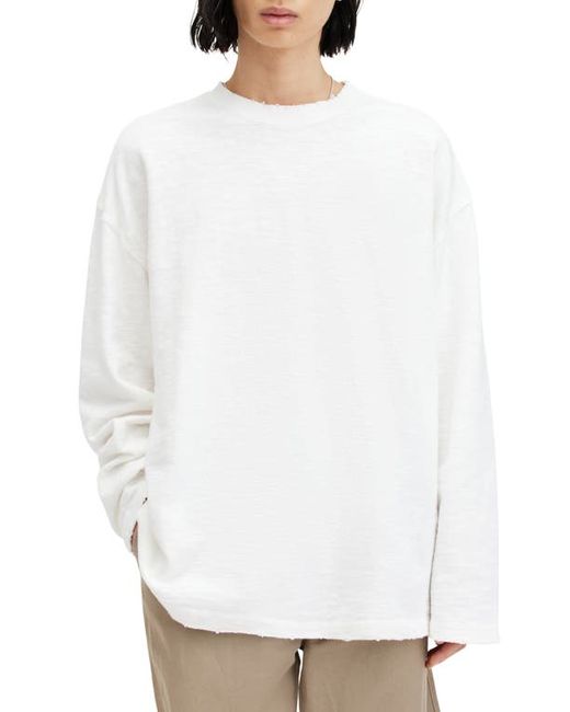 AllSaints Distressed Crewneck Sweater